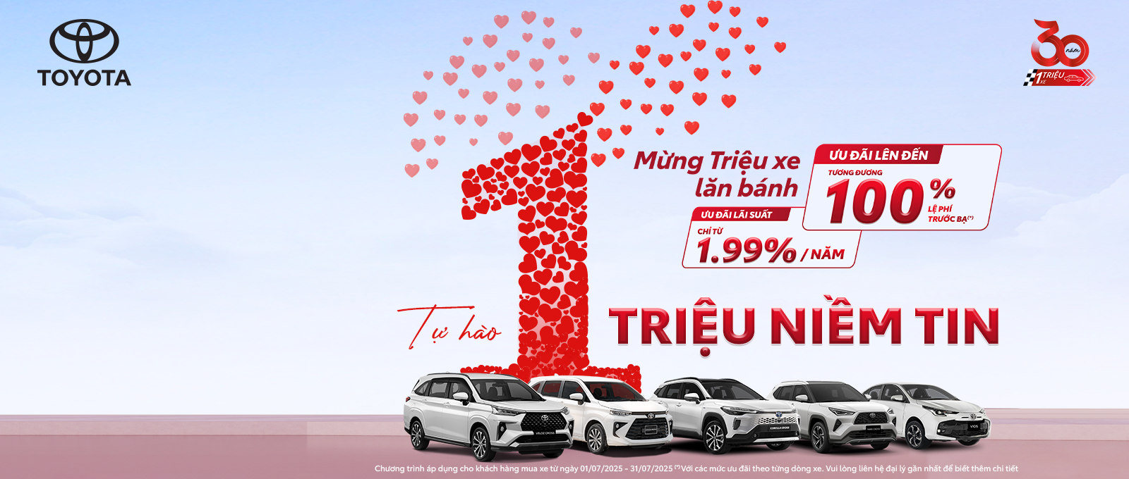 Khuyến Mãi Xe Toyota Tháng 7