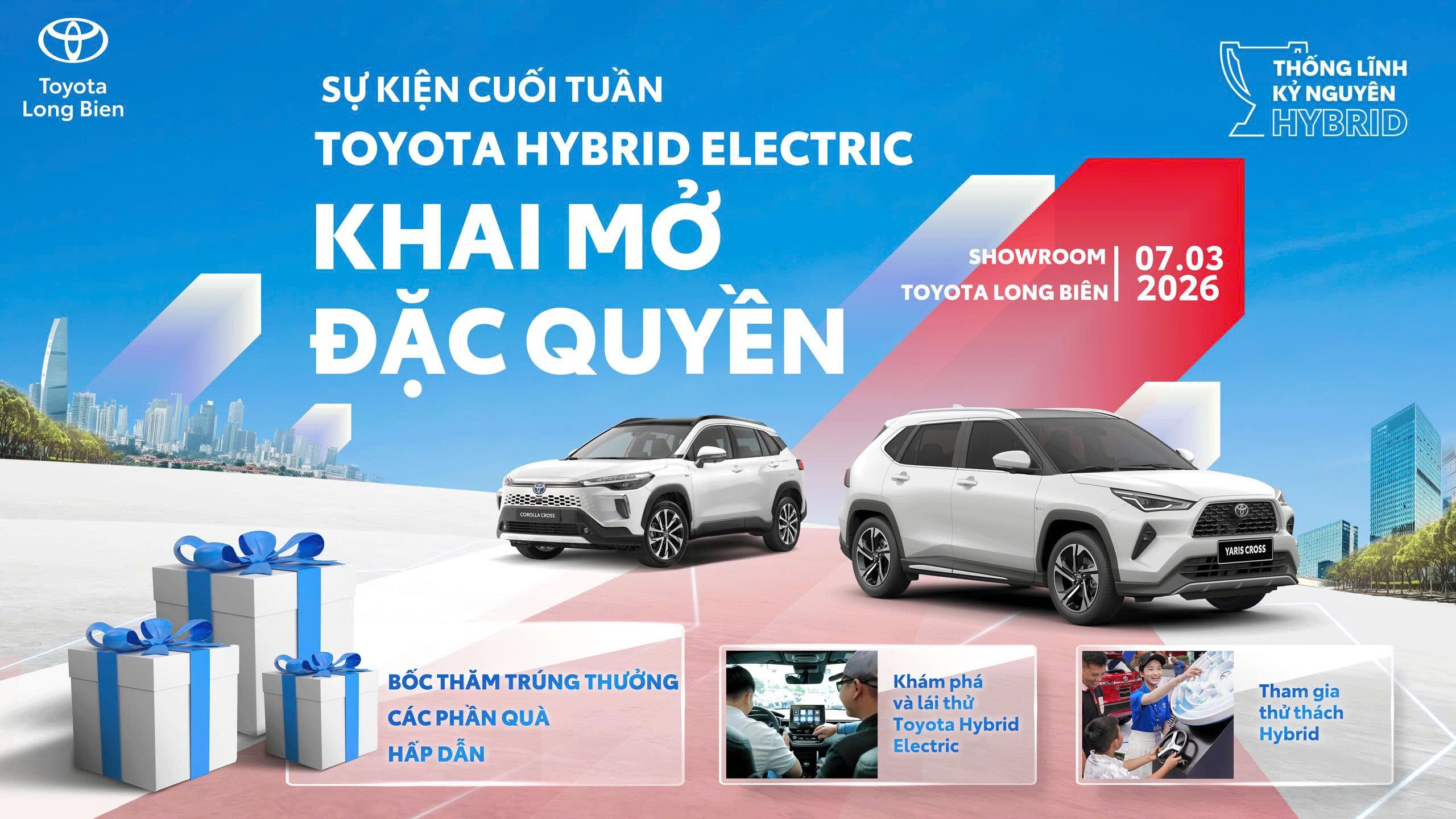8/3 này – Chị em mình lên đời “Chất Xanh” cùng Hybrid Electric tại Toyota Long Biên