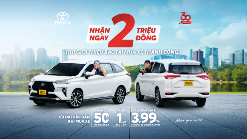BÁC TÀI GIỚI THIỆU – NHẬN NGAY 2 TRIỆU TẠI TOYOTA LONG BIÊN