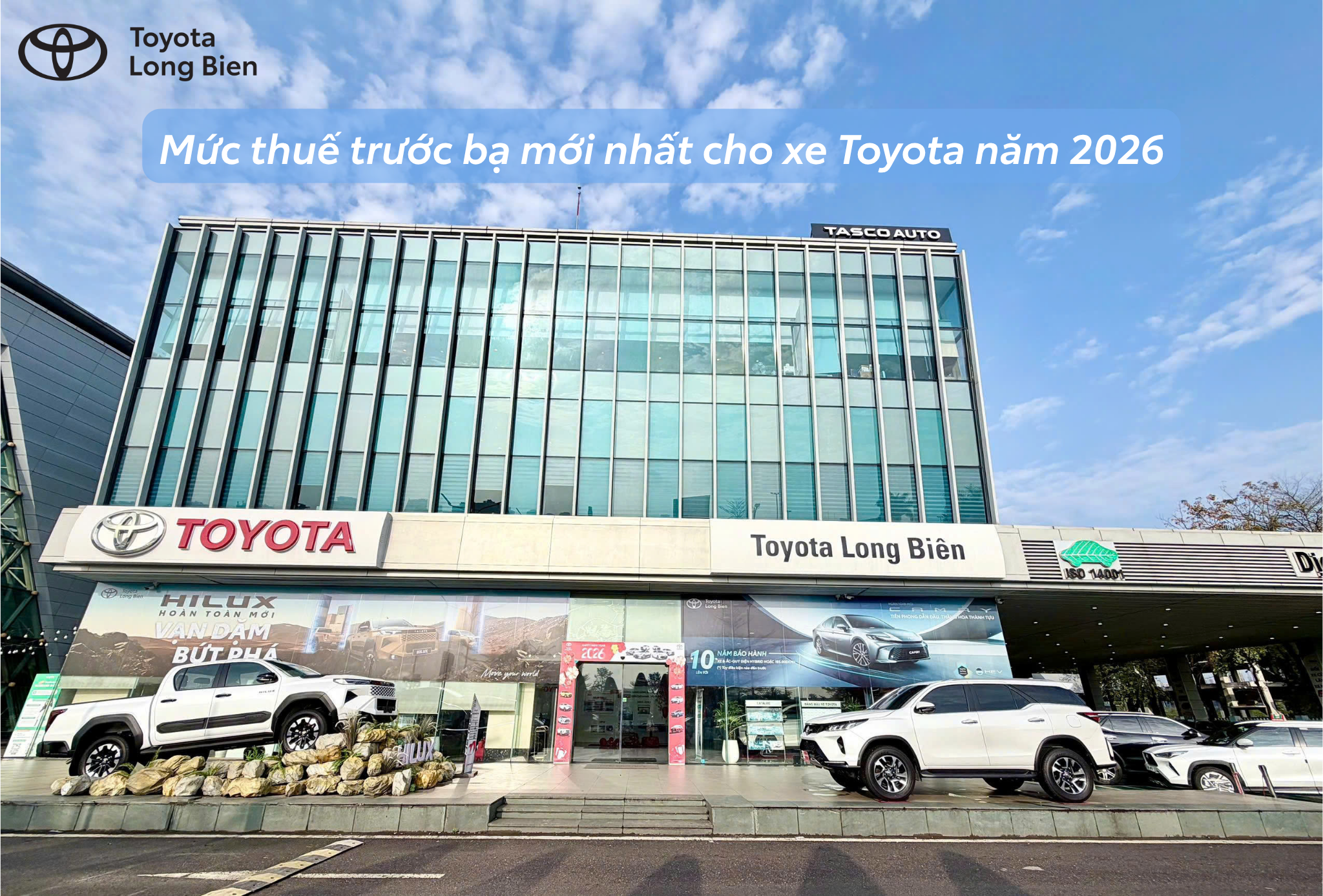 Cập nhật mức thuế trước bạ mới nhất cho xe Toyota năm 2026