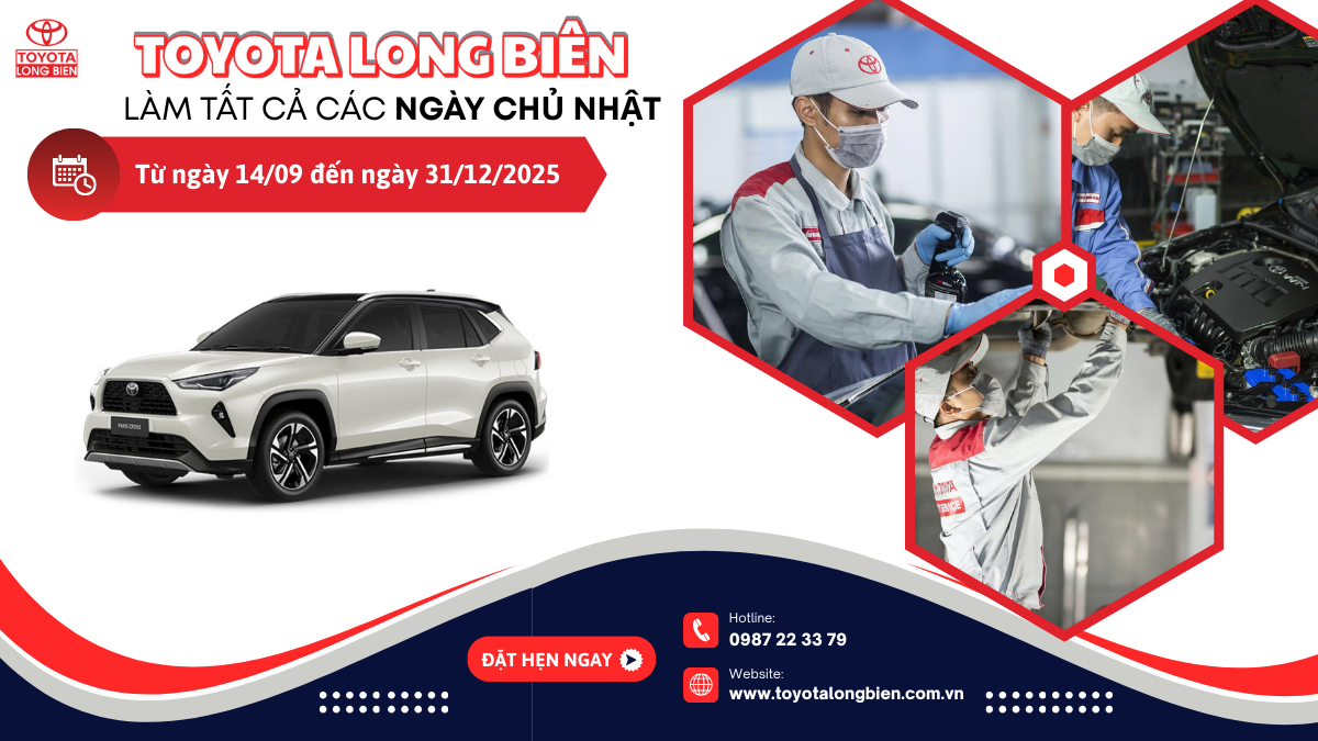 Chủ nhật không nghỉ - Phục vụ hết mình tại Toyota Long Biên