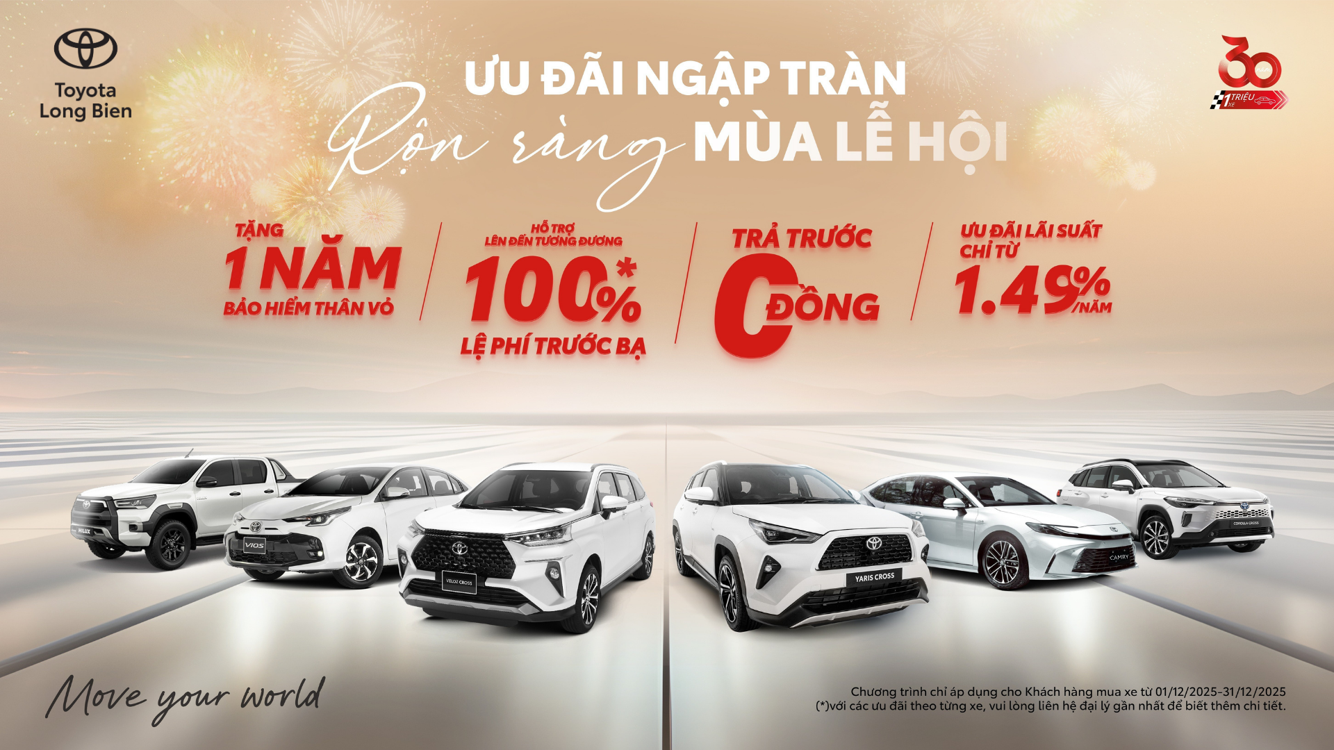 Chương Trình Khuyến Mại Tháng 12 Tại Toyota Long Biên