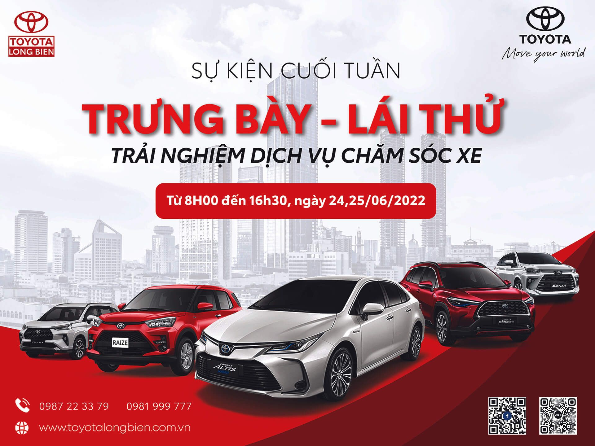 Chương trình “Trưng bày, lái thử và trải nghiệm dịch vụ chăm sóc xe” tại Đông Anh - Hà Nội