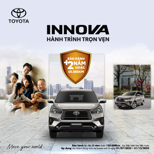 Chương trình ưu đãi cho khách hàng mua xe Innova