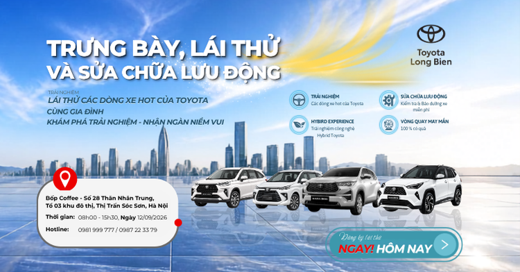 LÁI THỬ XE TOYOTA TẠI SÓC SƠN – TRẢI NGHIỆM XE HOT, CHĂM XE MIỄN PHÍ, NHẬN QUÀ MAY MẮN