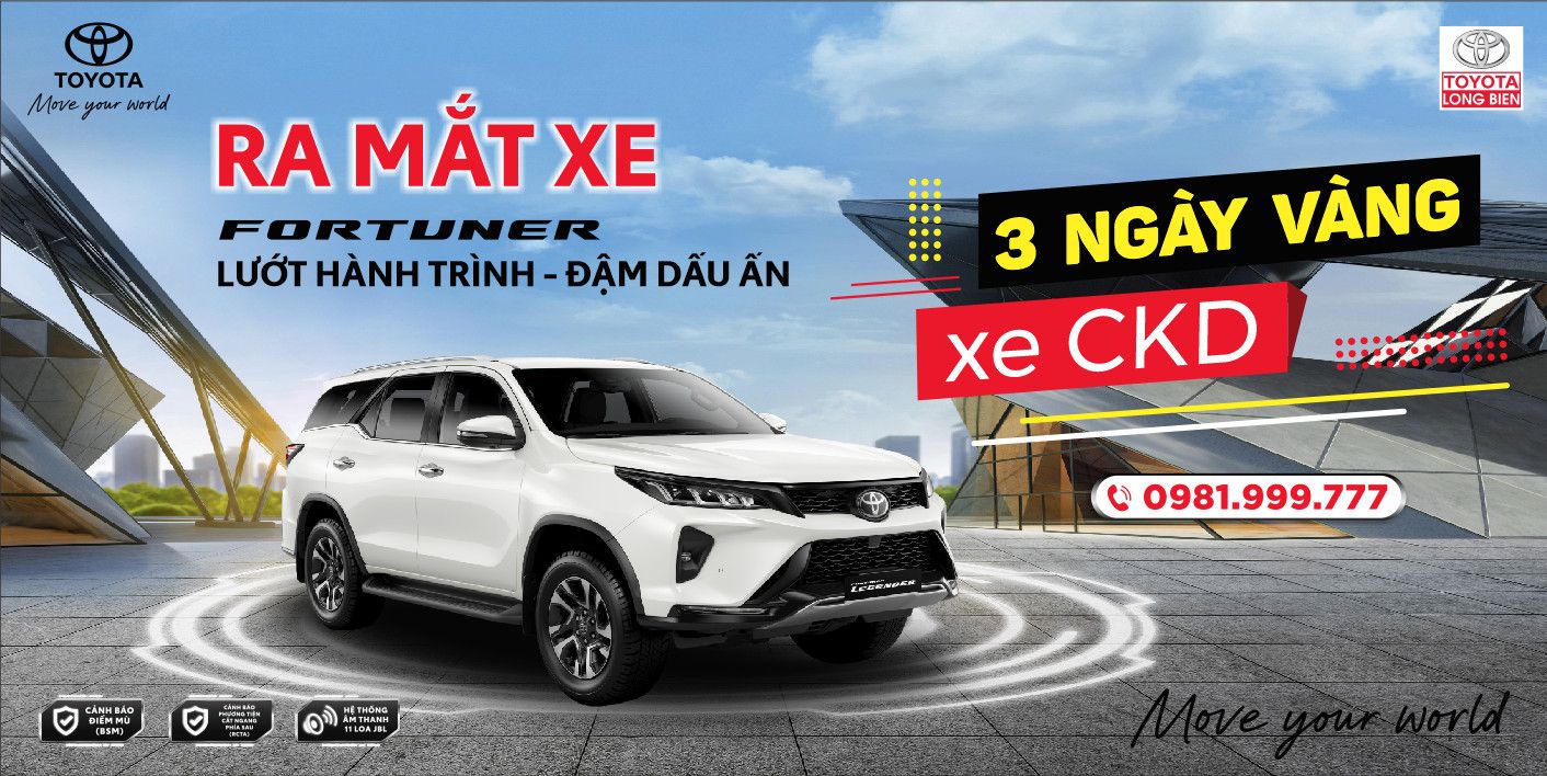 Sự kiện ra mắt Fortuner 2022 và 3 ngày vàng CKD