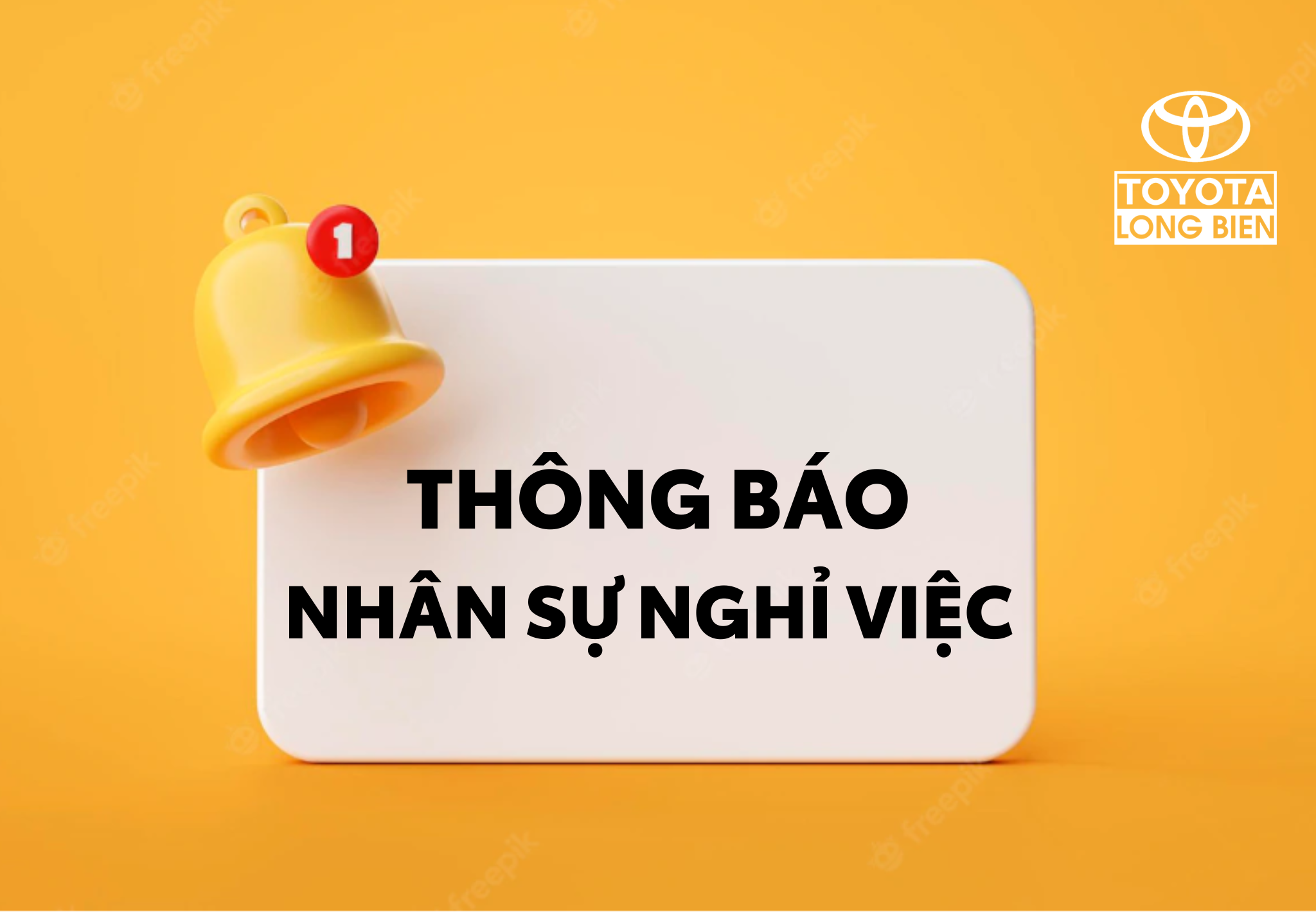 Thông báo nhân sự nghỉ việc