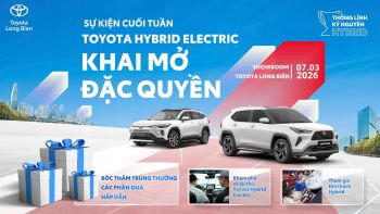 8/3 này – Chị em mình lên đời “Chất Xanh” cùng Hybrid Electric tại Toyota Long Biên