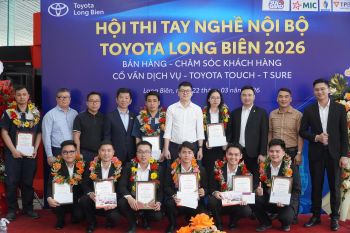 Hội thi tay nghề nội bộ Toyota Long Biên 2026 – Nơi hội tụ những cá nhân xuất sắc