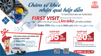 KHUYẾN MÃI DỊCH VỤ THÁNG 7 "CHĂM XẾ KHỎE , NHẬN QUÀ HẤP DẪN" TẠI TOYOTA LONG BIÊN