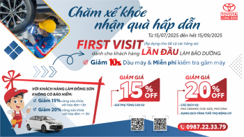 KHUYẾN MÃI DỊCH VỤ THÁNG 7 "CHĂM XẾ KHỎE , NHẬN QUÀ HẤP DẪN" TẠI TOYOTA LONG BIÊN