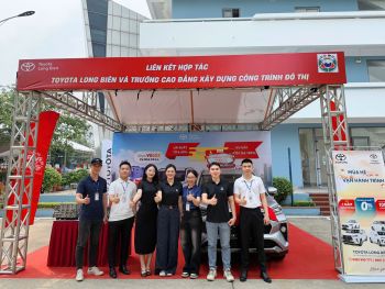 Sự kiện của TOYOTA LONG BIÊN tại Trường Cao đẳng Xây dựng Công trình Đô thị
