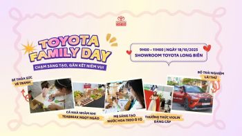 TOYOTA FAMILY DAY – CHẠM SÁNG TẠO, GẮN KẾT NIỀM VUI