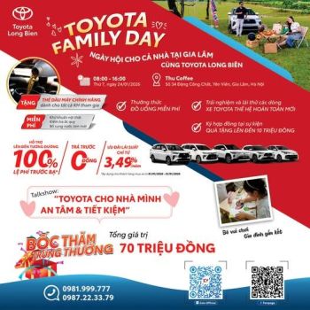 TOYOTA FAMILY DAY – NGÀY HỘI CHO CẢ NHÀ TẠI GIA LÂM