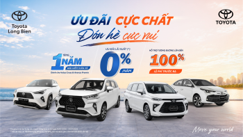 Toyota Long Biên triển khai ưu đãi tháng 7/2026: Hỗ trợ 100% lệ phí trước bạ, lãi suất 0% cùng nhiều quà tặng hấp dẫn