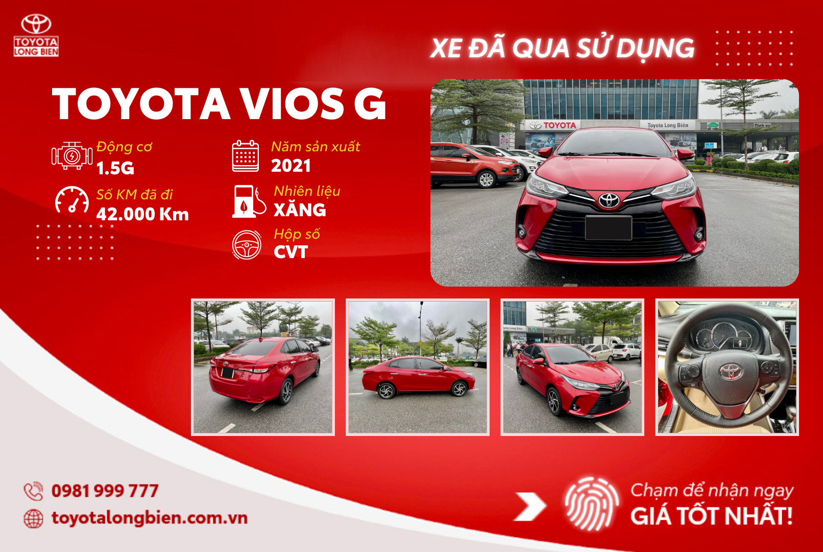 Xe cũ toyota vios g 2021