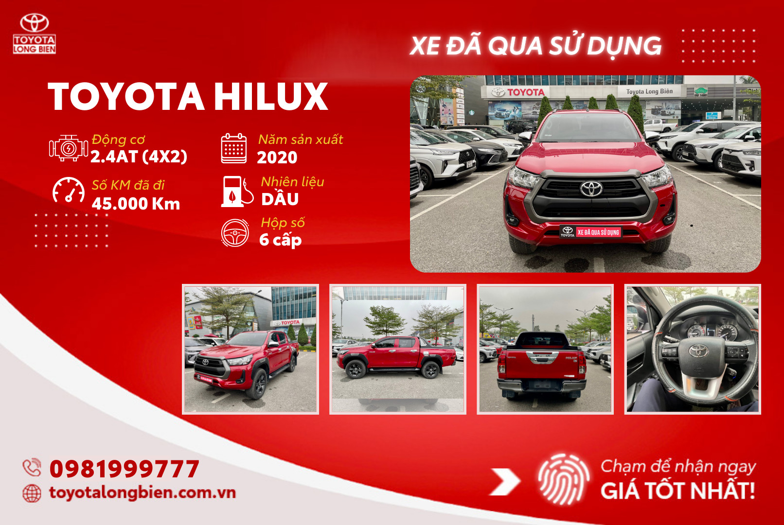 xe cũ toyota hilux 2.4AT