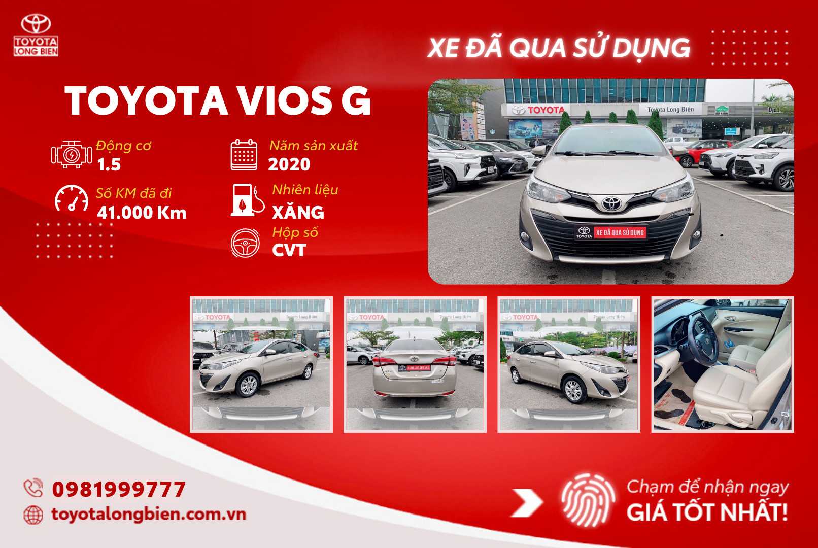 Xe cũ toyota vios g 2020